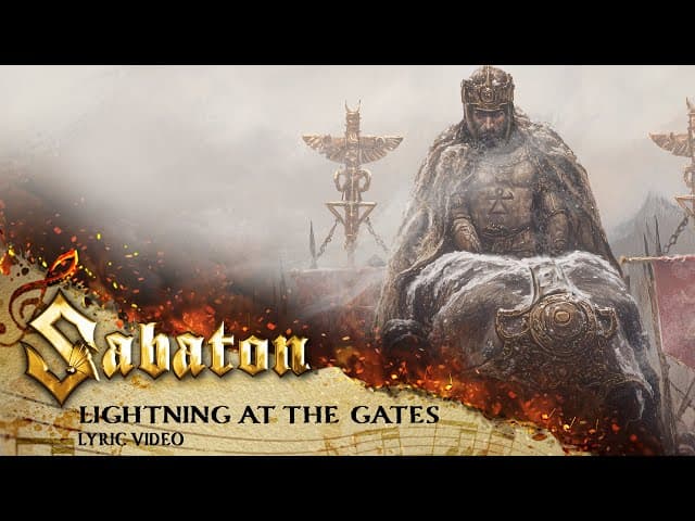 SABATON - Lightning at the Gates (Official Lyric Video)